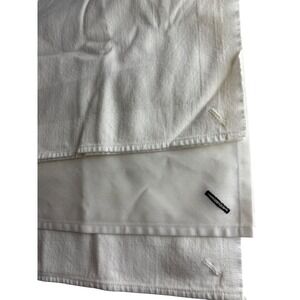 Medical button-on Cloth Napkins Set of‎ 3 Soft Cotton Dinner Napkins 20" Square